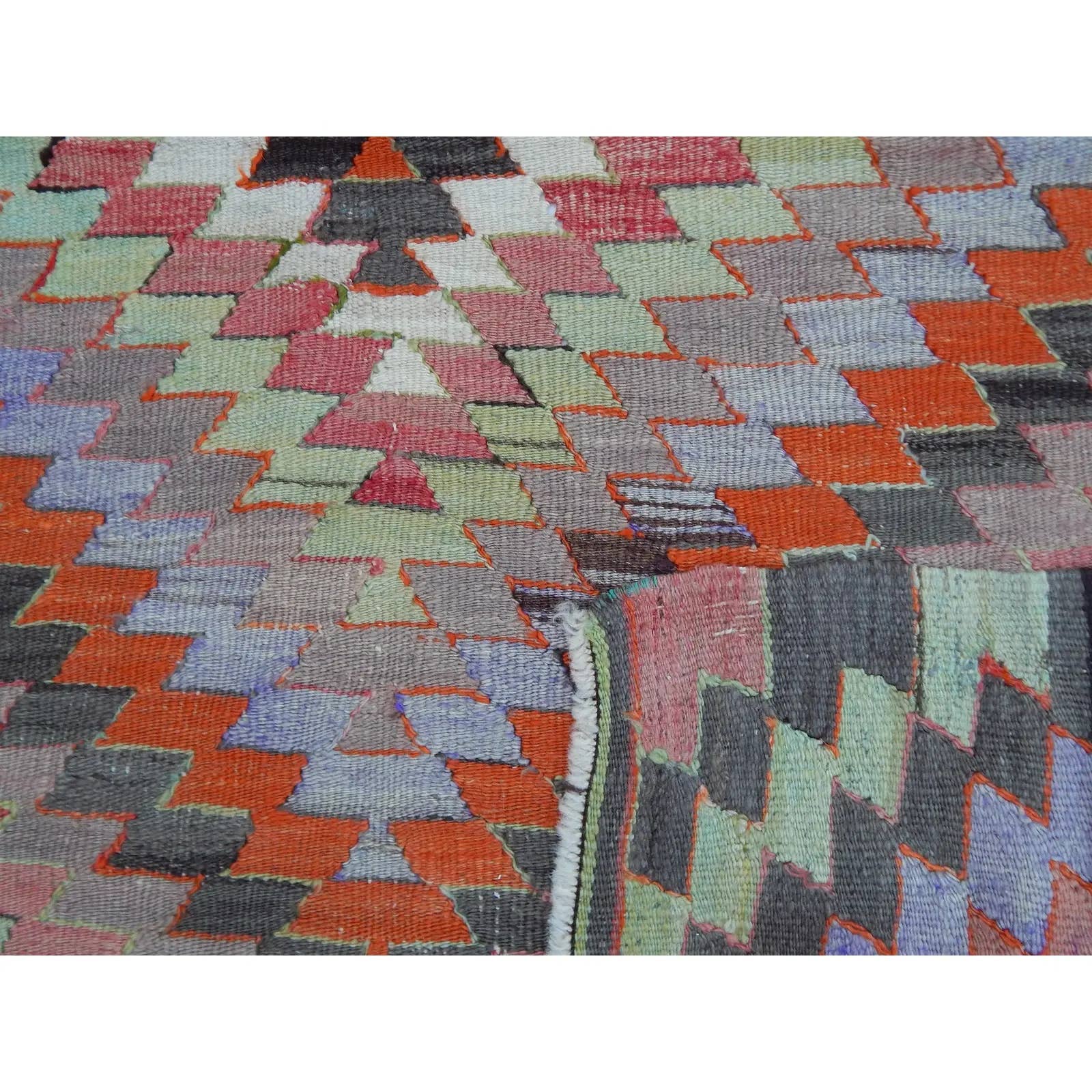 Vintage Turkish Kilim Rug 39'' x 47''