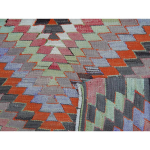 Vintage Turkish Kilim Rug 39'' x 47''