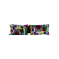 Silk Ikat Velvet Pillow Cover Set of 3 | 16'' x 24''