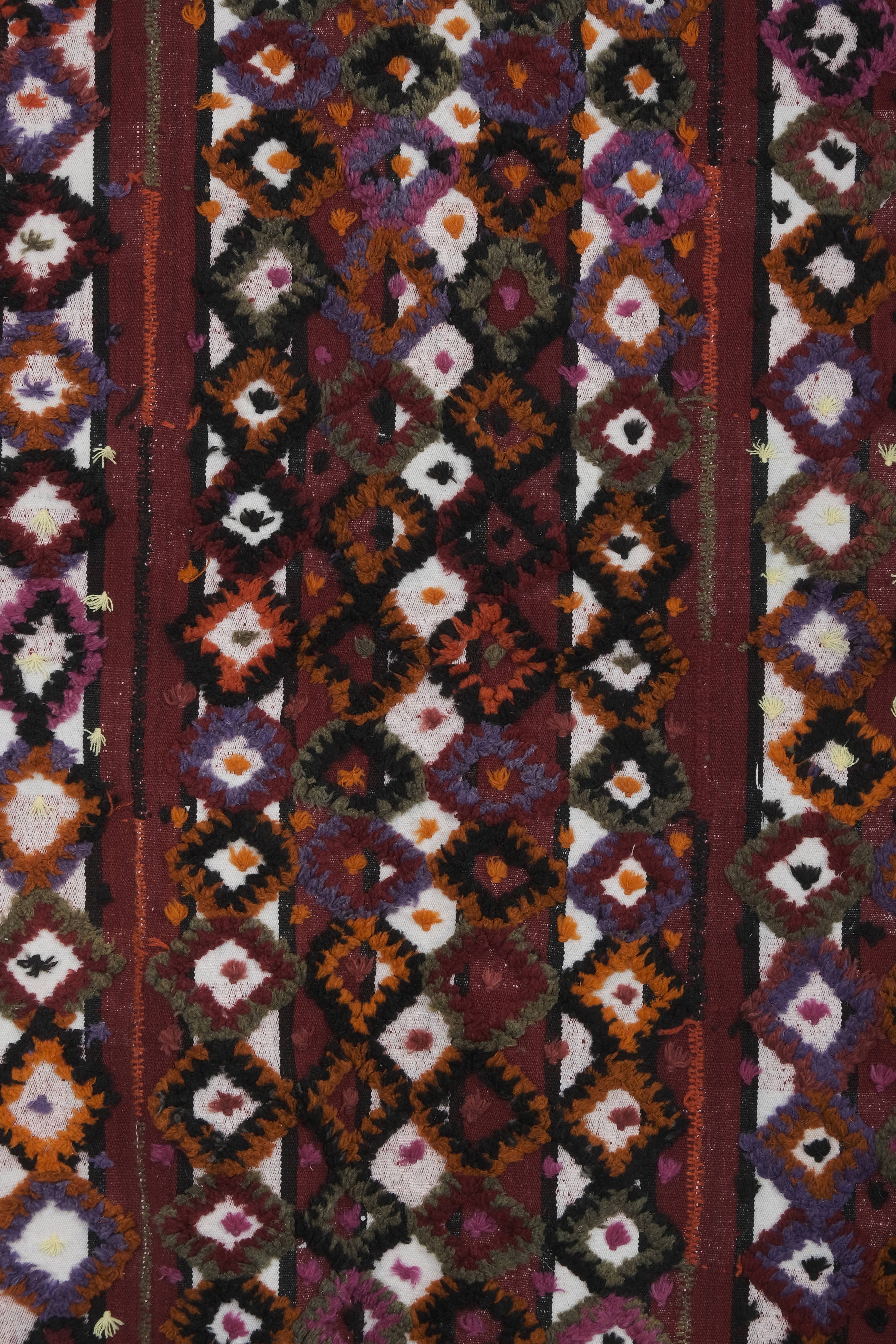 Vintage Turkish Tulu Rug 5'1'' x 7'1''