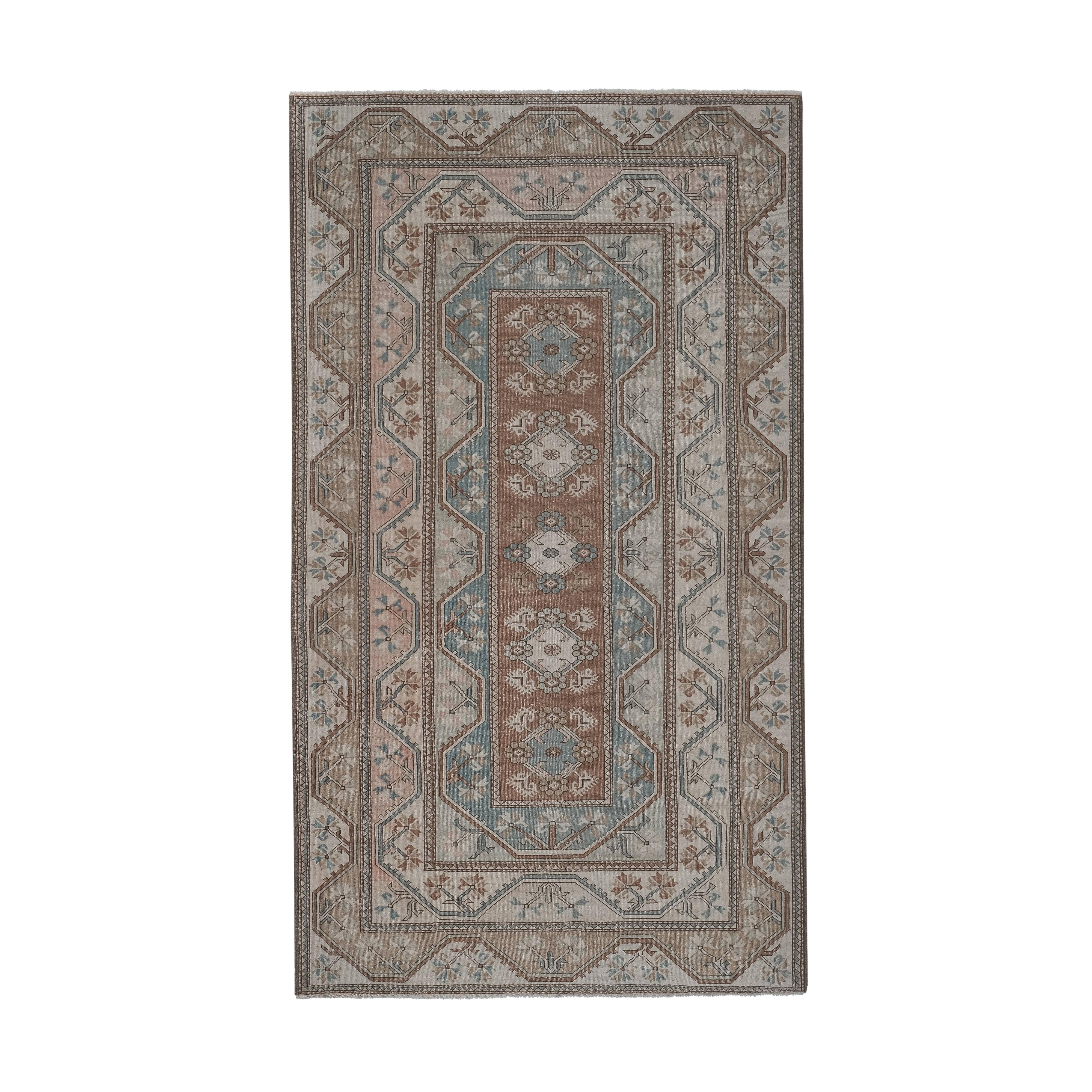 Vintage Oushak Rug 5'2'' x 8'11''