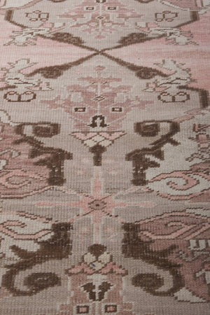 Vintage Turkish Karapinar Runner Rug 3'3'' x 21'4''