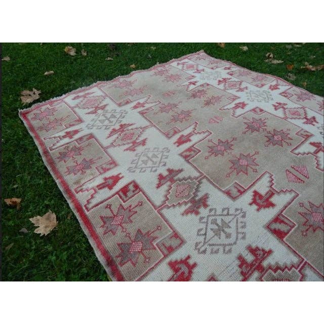 Vintage Oushak Rug 4'9'' x 6'