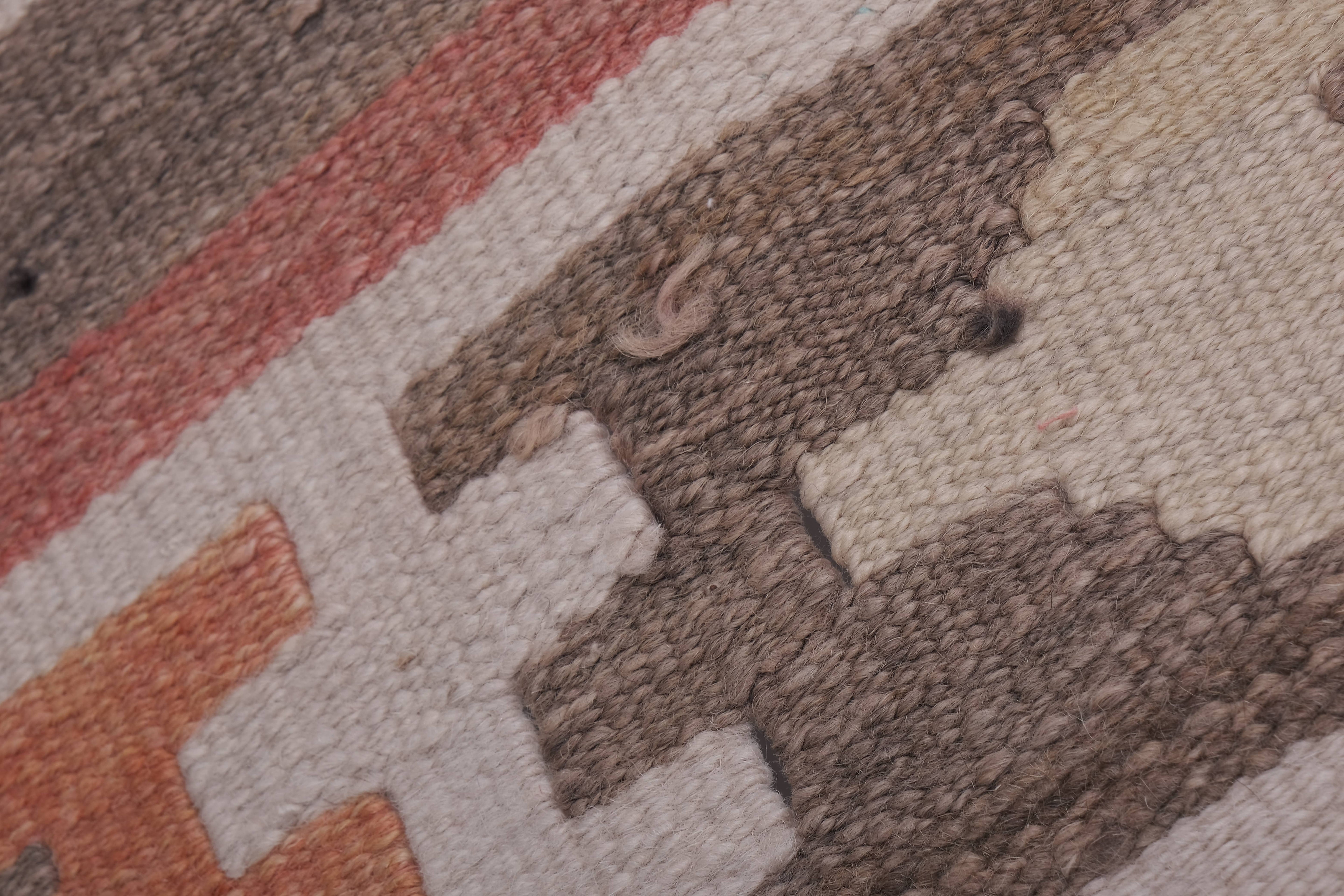 Vintage Turkish Kilim Runner 2'6'' x 11'7''
