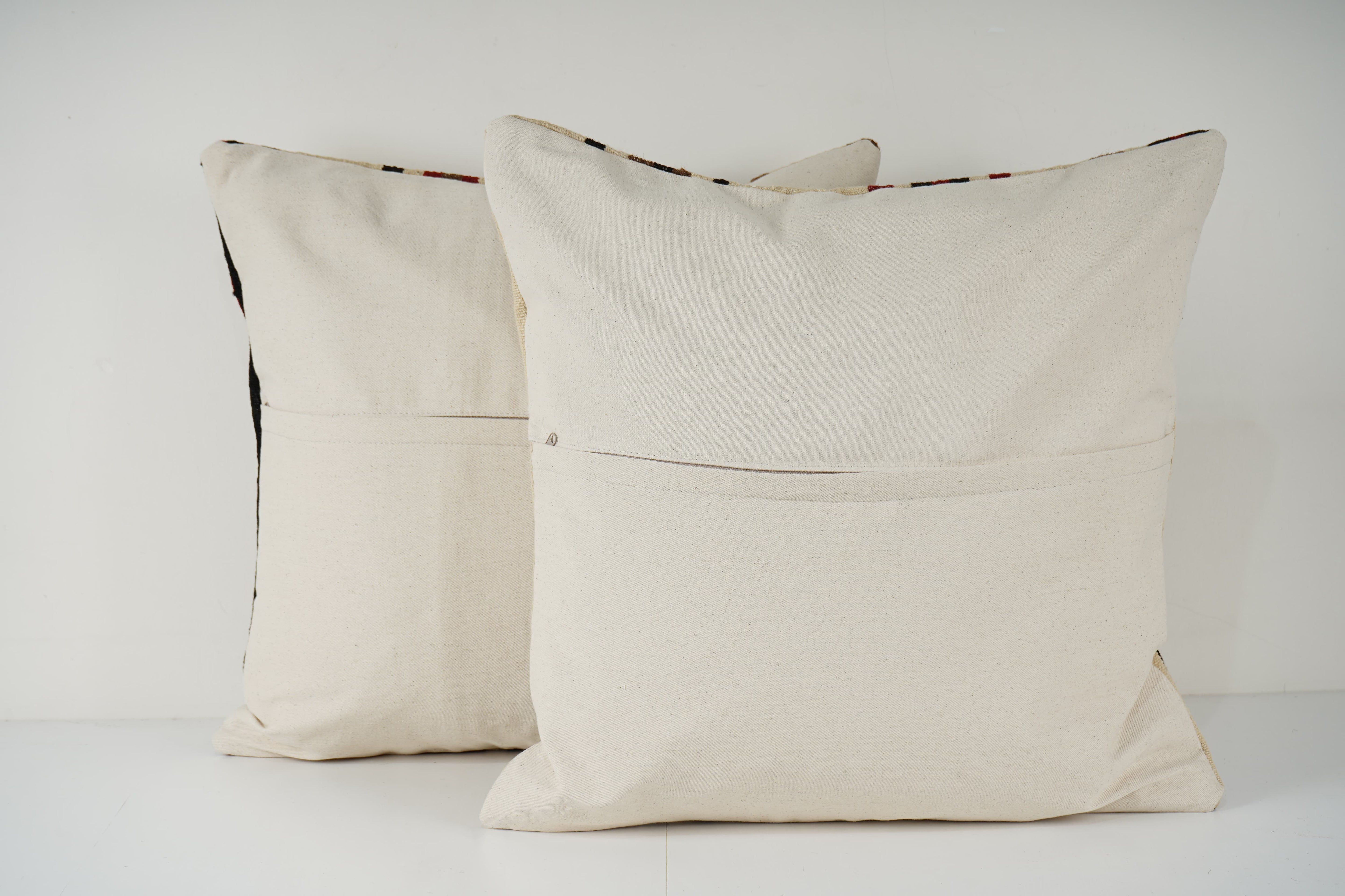 Kilim Pillow Cover Set of 2 | 24'' x 24''