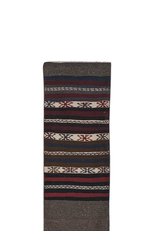 Vintage Turkish Kilim Runner 2'1'' x 17'10''