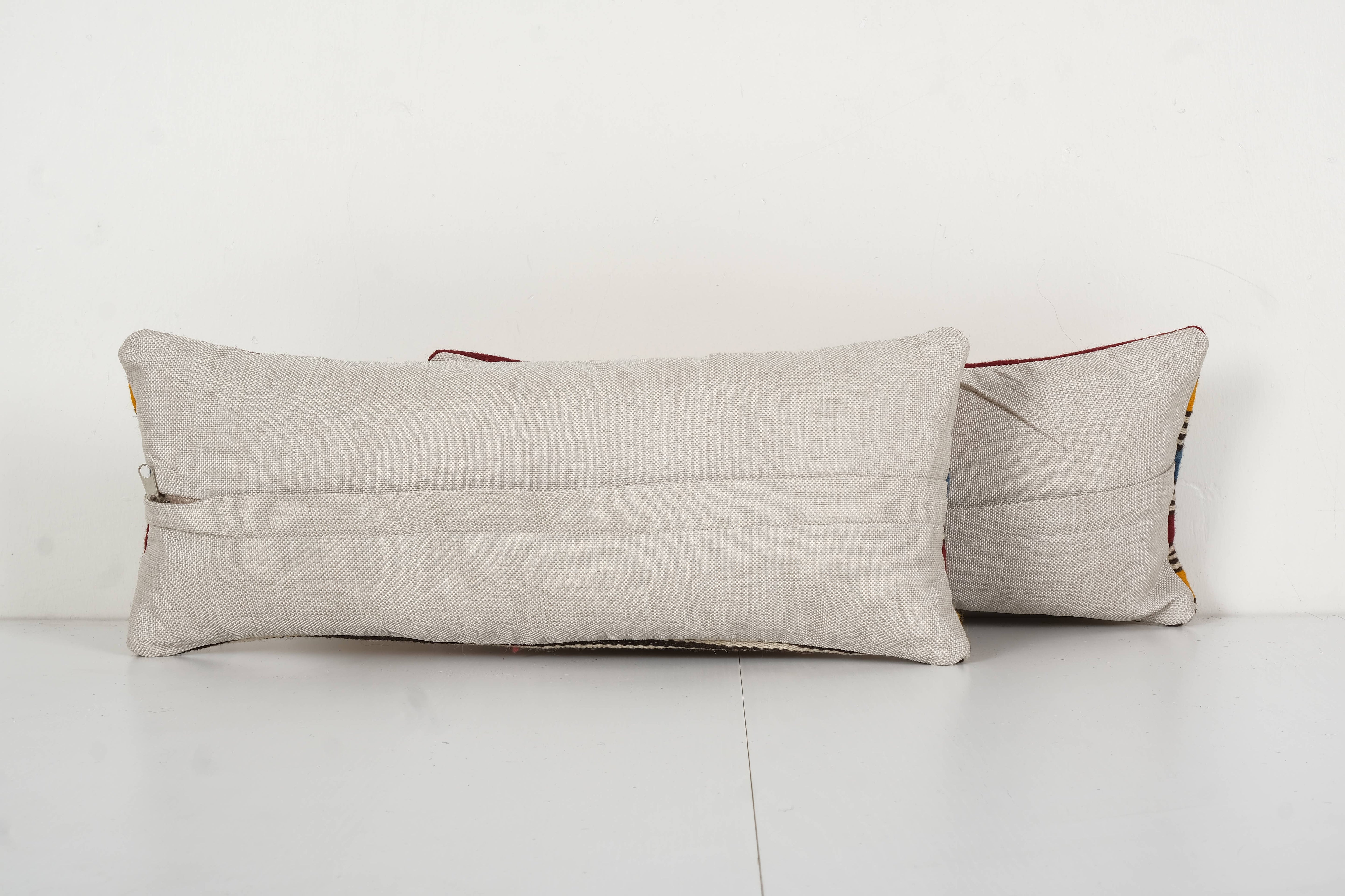 Kilim Pillow Cover Set of 2 | 8'' x 20''