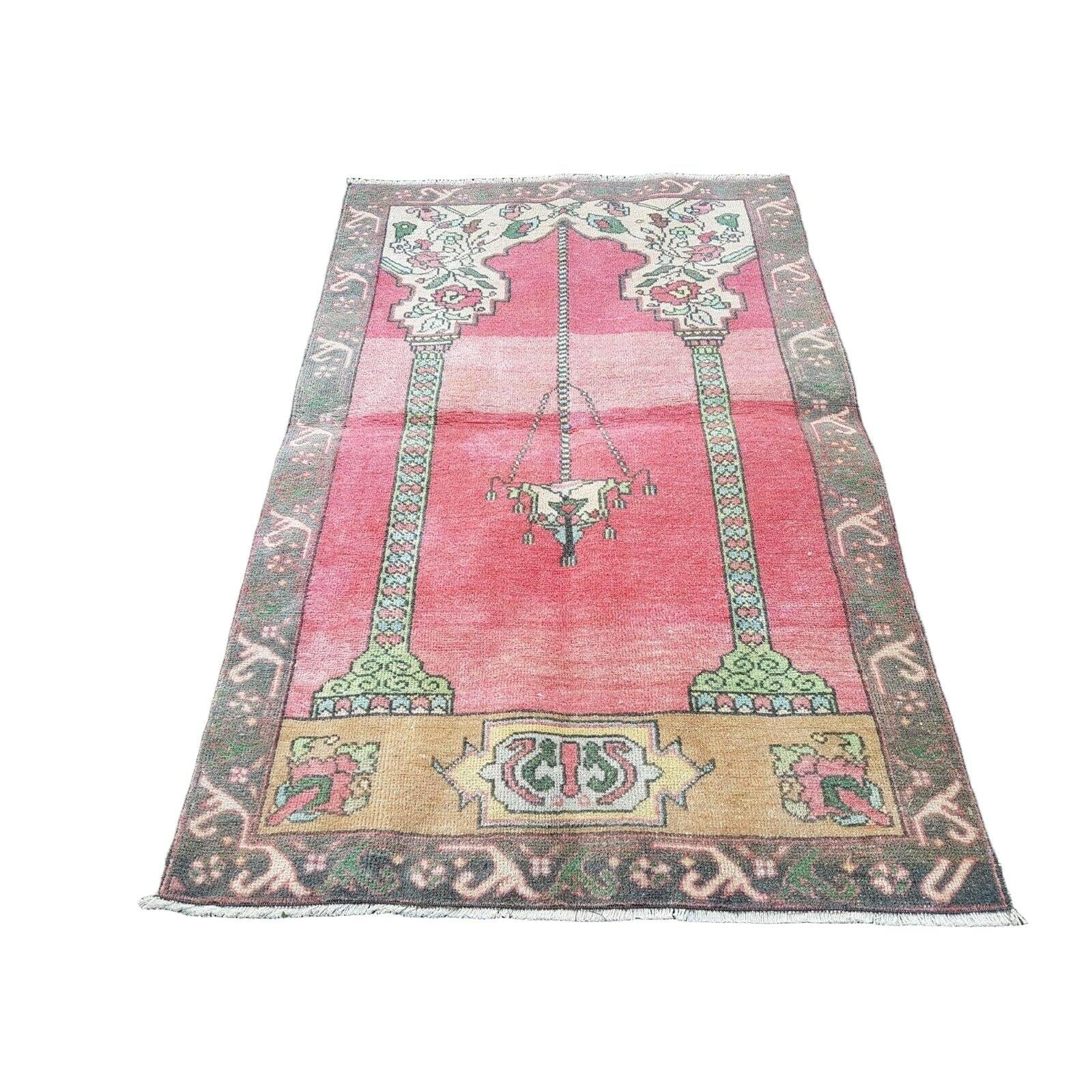 Vintage Oushak Rug 3'5'' x 5'4''