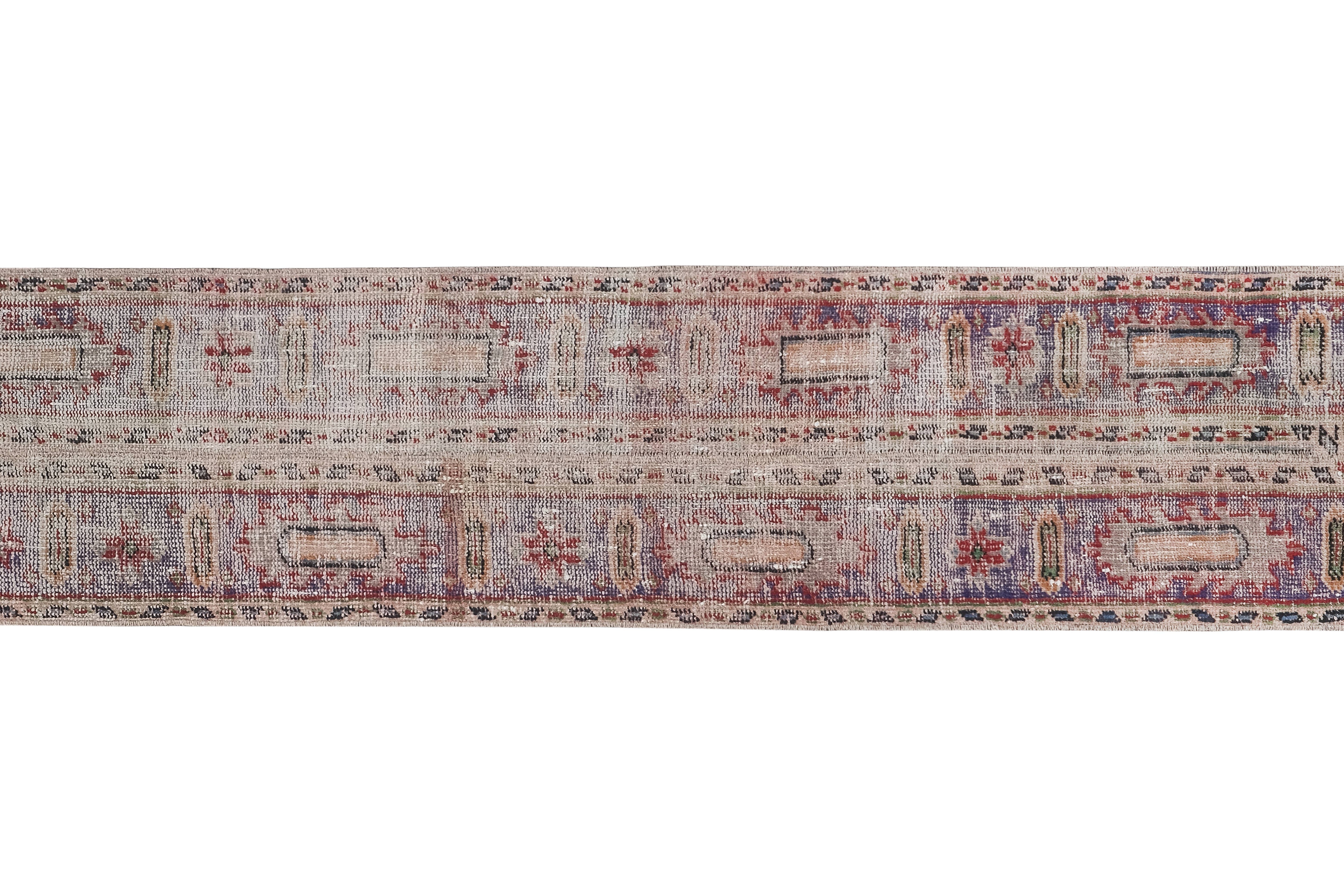 Vintage Turkish Runner Rug 1'8'' x 7'2''
