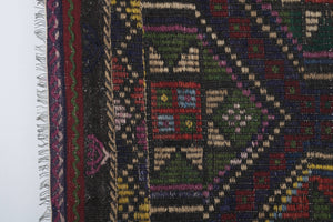 Vintage Turkish Kilim Rug 7'5'' x 9'6''