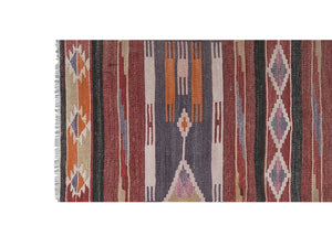 Vintage Turkish Anatolian Kilim Runner 2'7'' x 10'9''