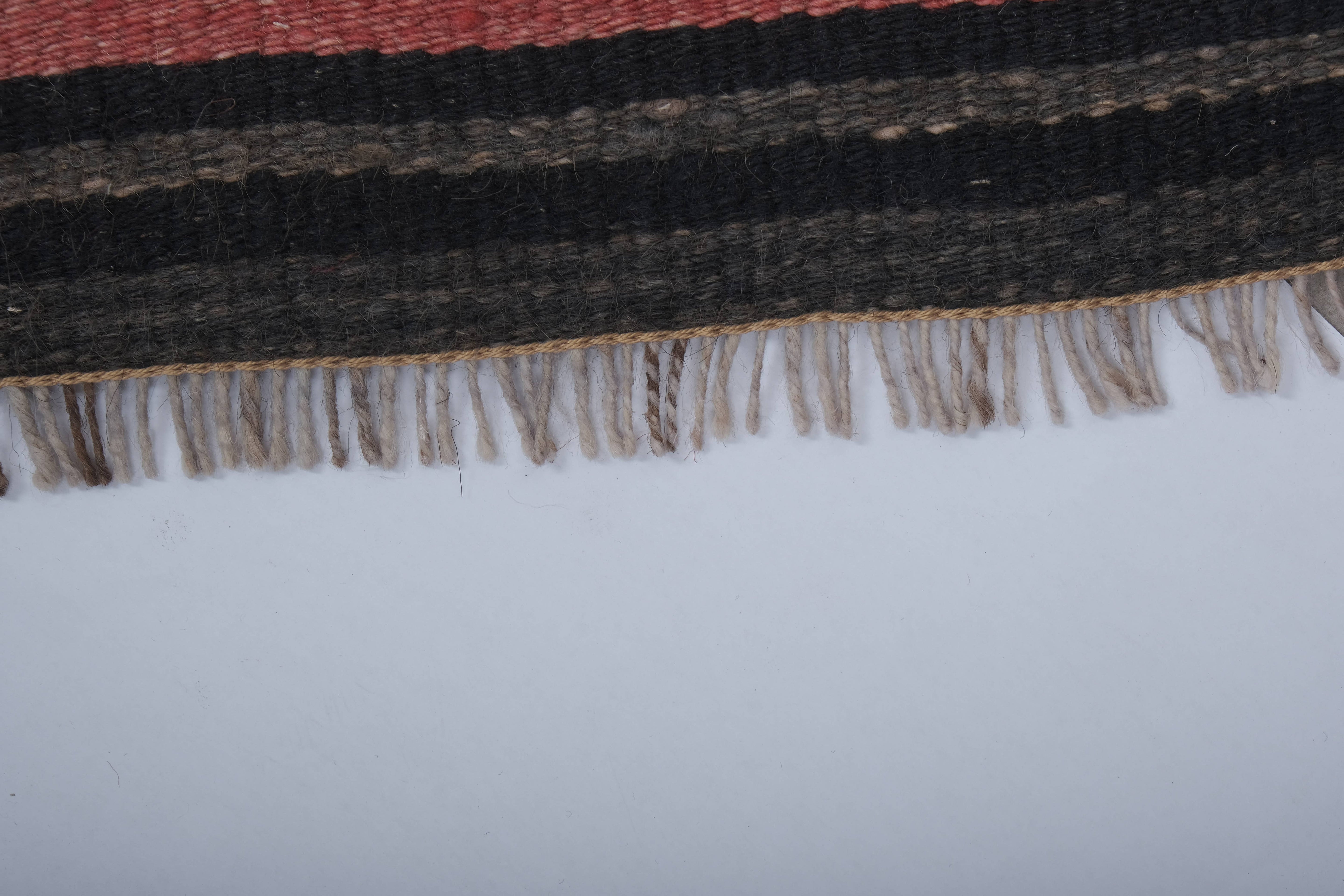 Vintage Turkish Kilim Runner 2'4'' x 23'