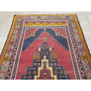 Vintage Turkish Rug 4'11'' x 9'7''