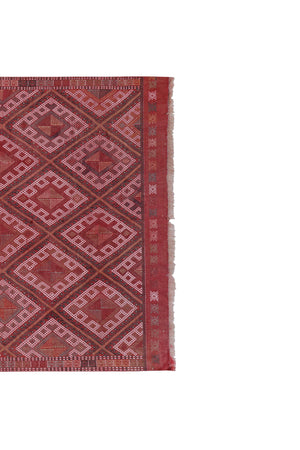 Vintage Turkish Kilim Rug 5'1'' x 8'1''