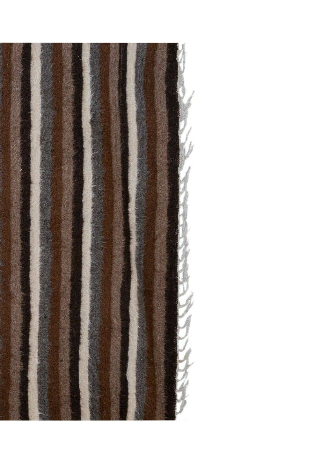 Handwoven Siirt Wool Blanket 4' x 6'5''