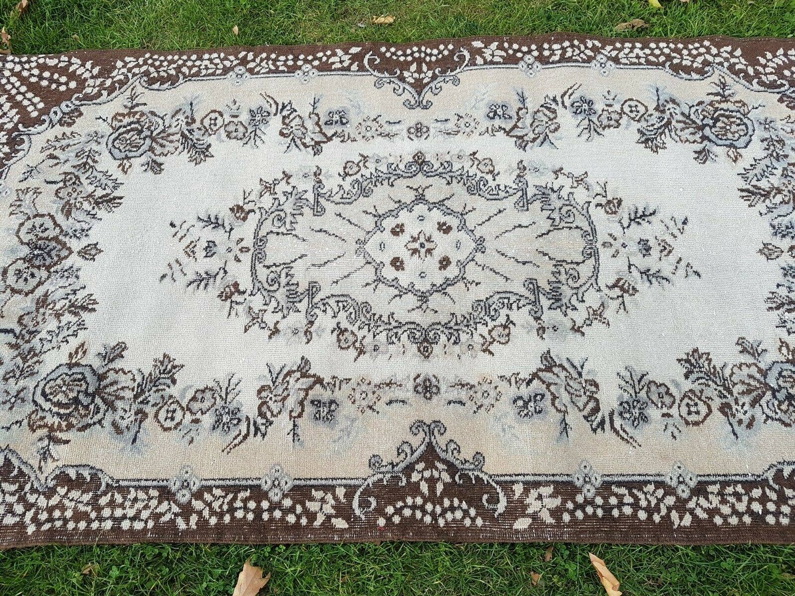 Vintage Turkish Anatolian Rug 3'10'' x 7'3''