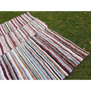 Vintage Turkish Kilim Rug 7'5'' x 9'10''