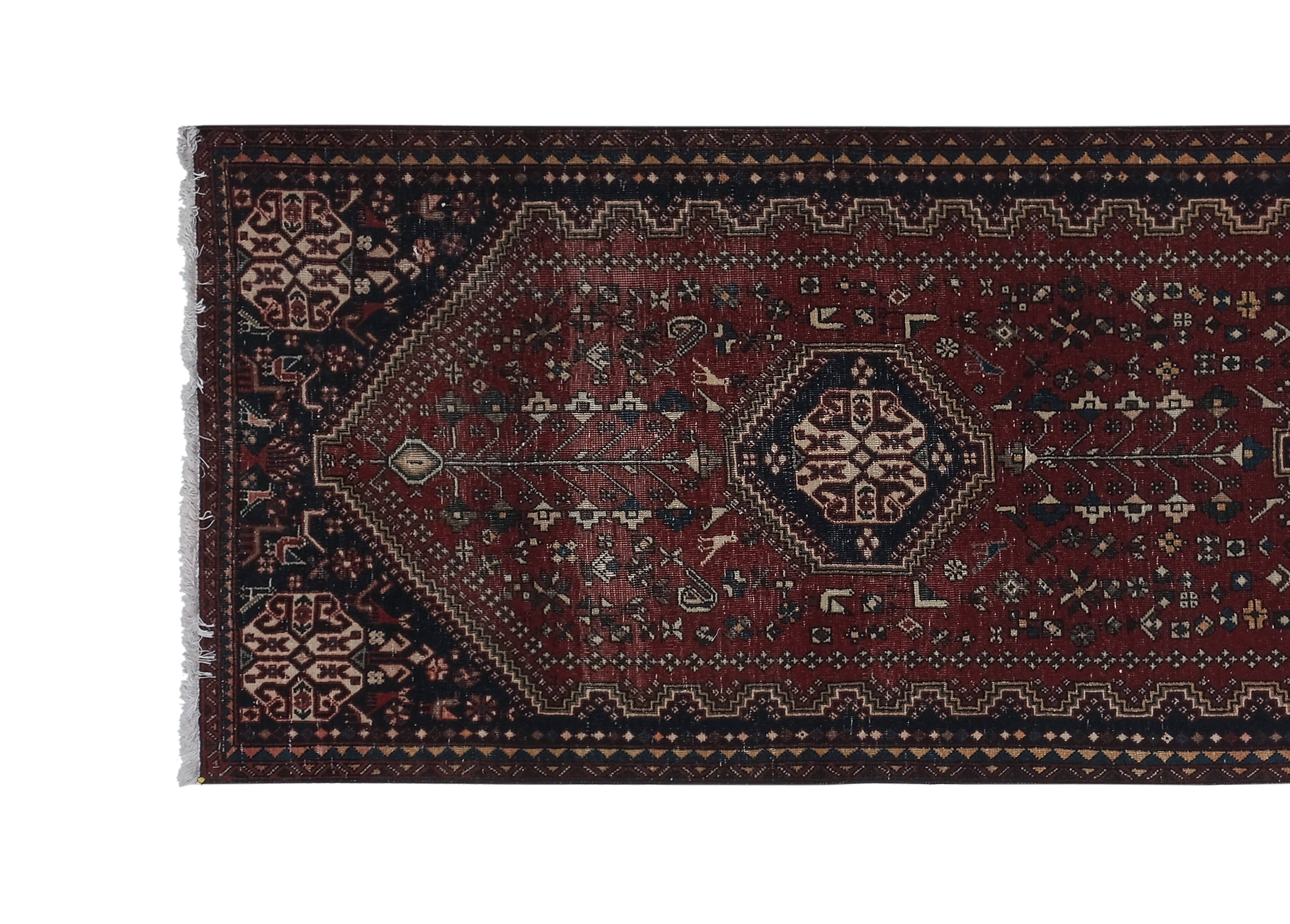 Vintage Turkish Runner Rug 2'7'' x 9'6''