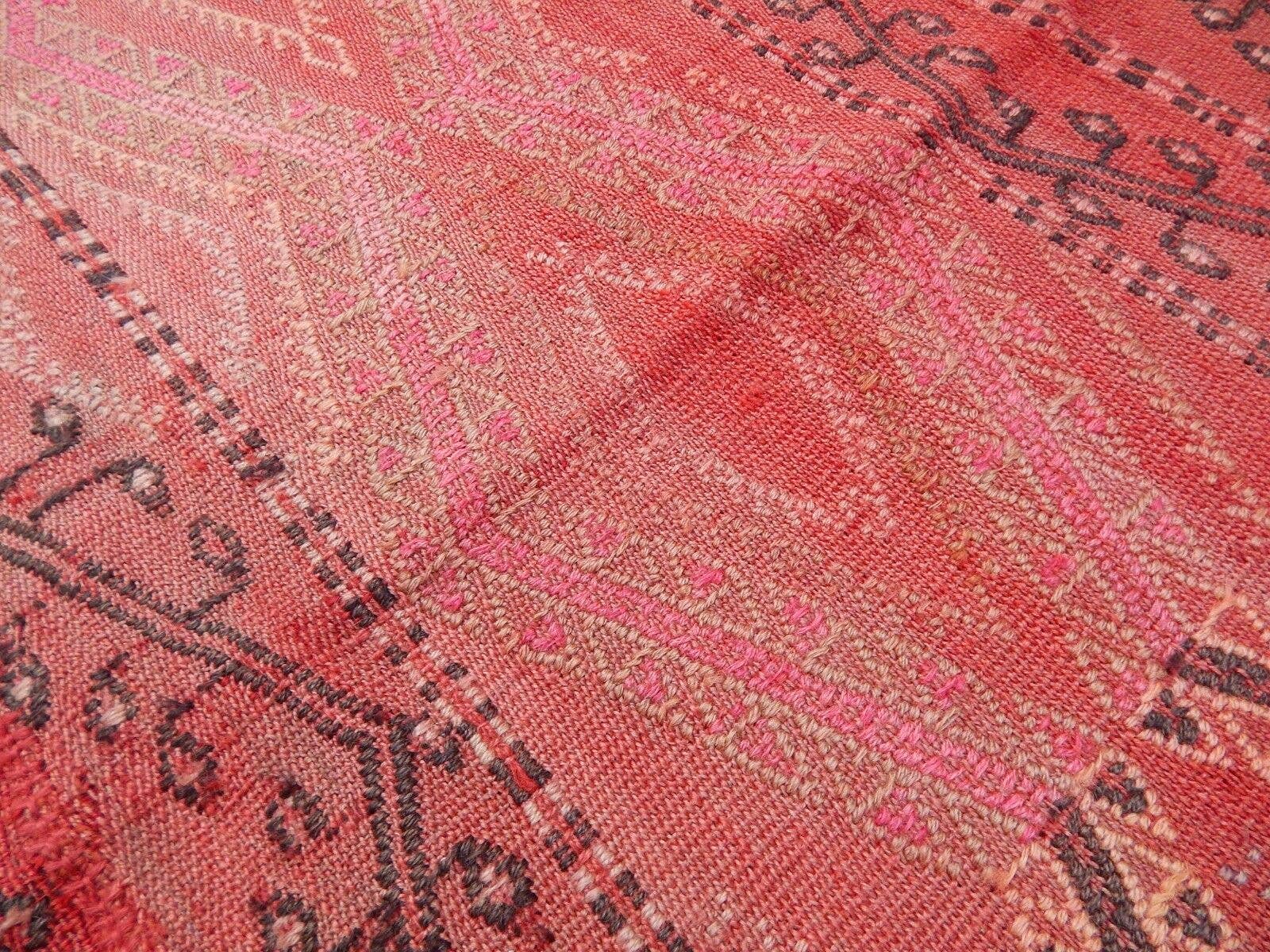 Vintage Turkish Konya Kilim Runner 3'10'' x 11'7''