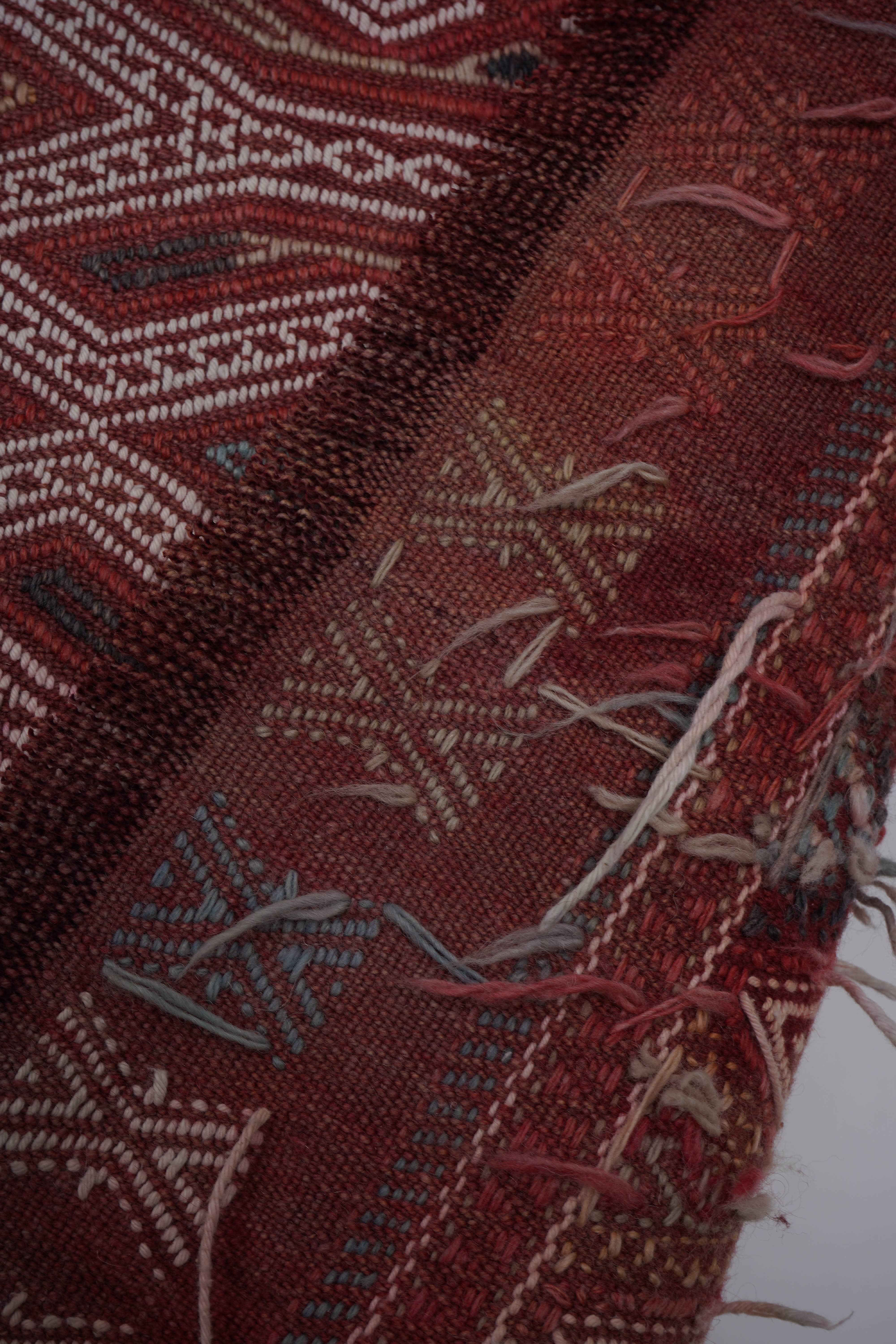 Vintage Turkish Kilim Rug 5'9'' x 8'2''