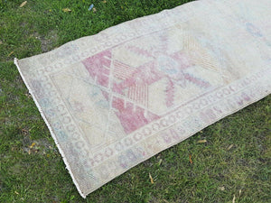 Vintage Herki Runner Rug 2'10'' x 12'2''