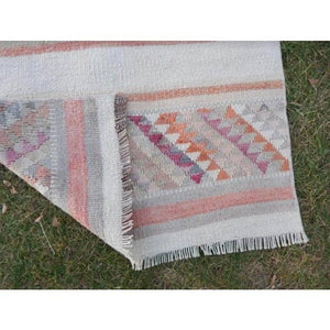 Vintage Turkish Kilim Runner 2'6'' x 9'6''