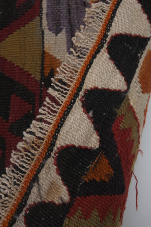 Vintage Turkish Kilim Runner 3'9'' x 12'4''