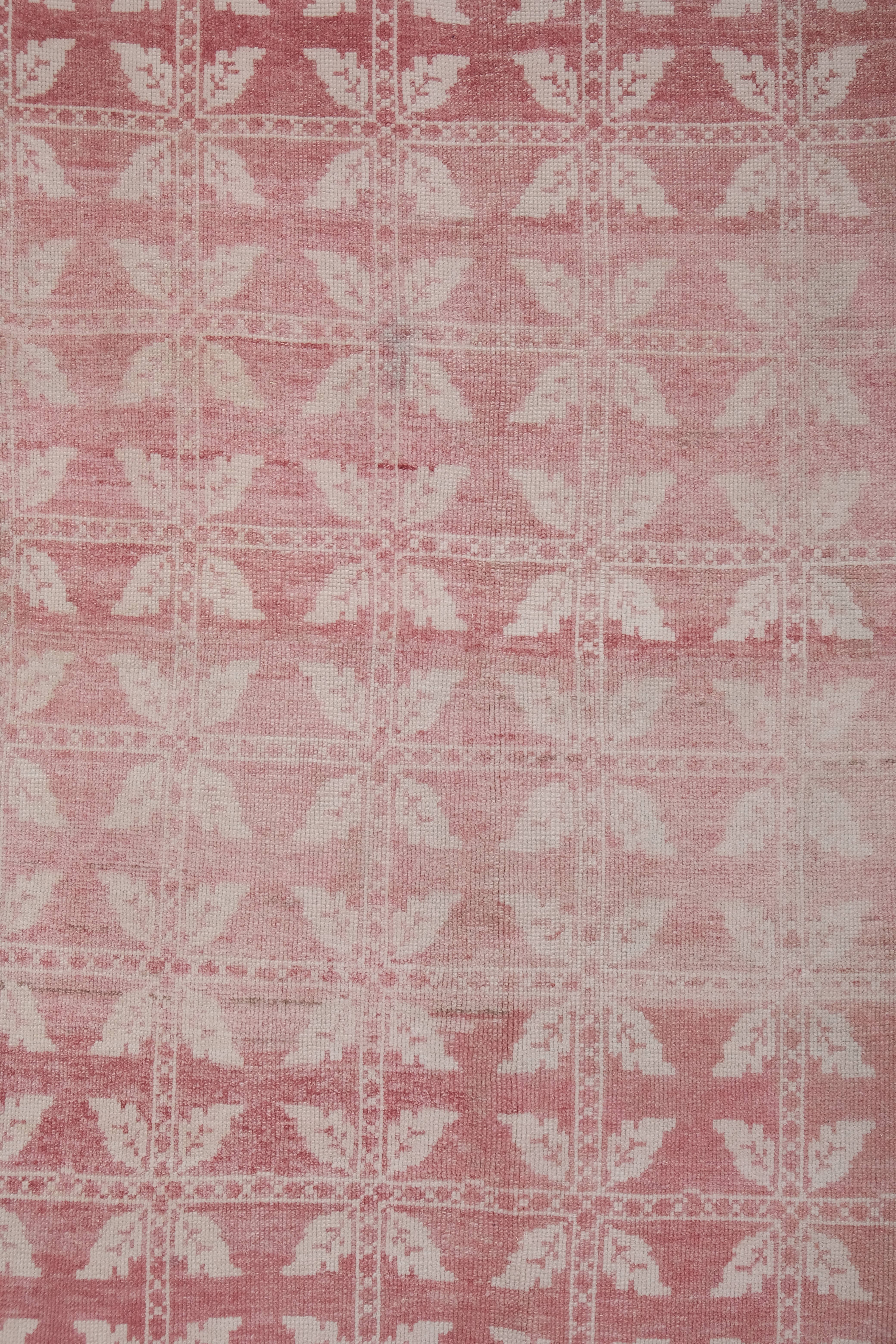 Vintage Turkish Karapinar Rug 3'7'' x 5'11''