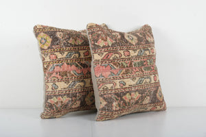 Rug Pillow Cover Set of 2 | 20'' x 20''