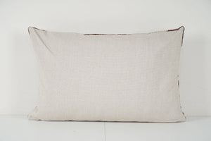 Silk Ikat Velvet Pillow Cover | 16'' x 24''