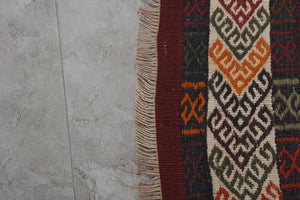 Vintage Turkish Kilim Runner 2'5'' x 20'8''