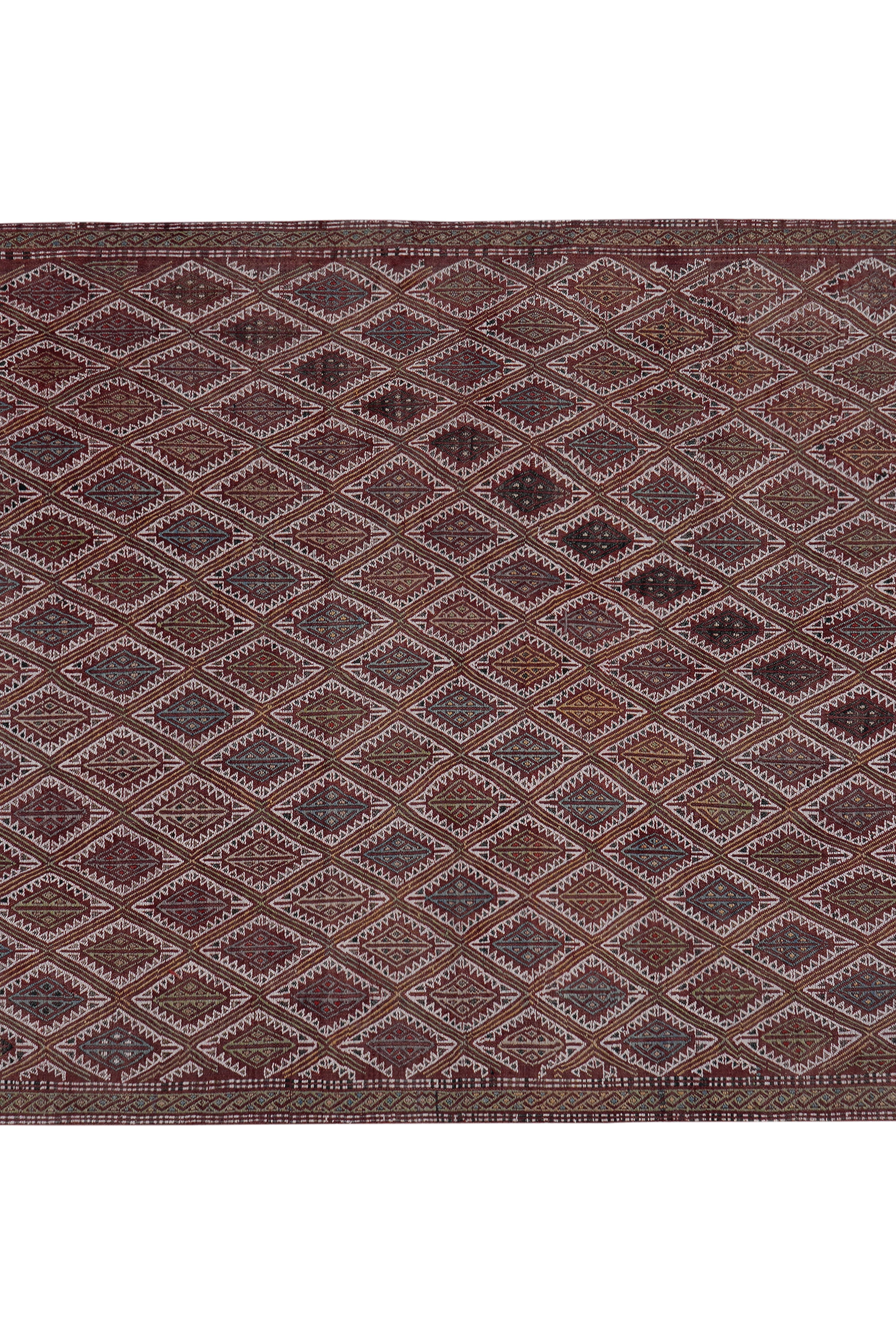 Vintage Turkish Jajim Rug 4'8'' x 7'1''