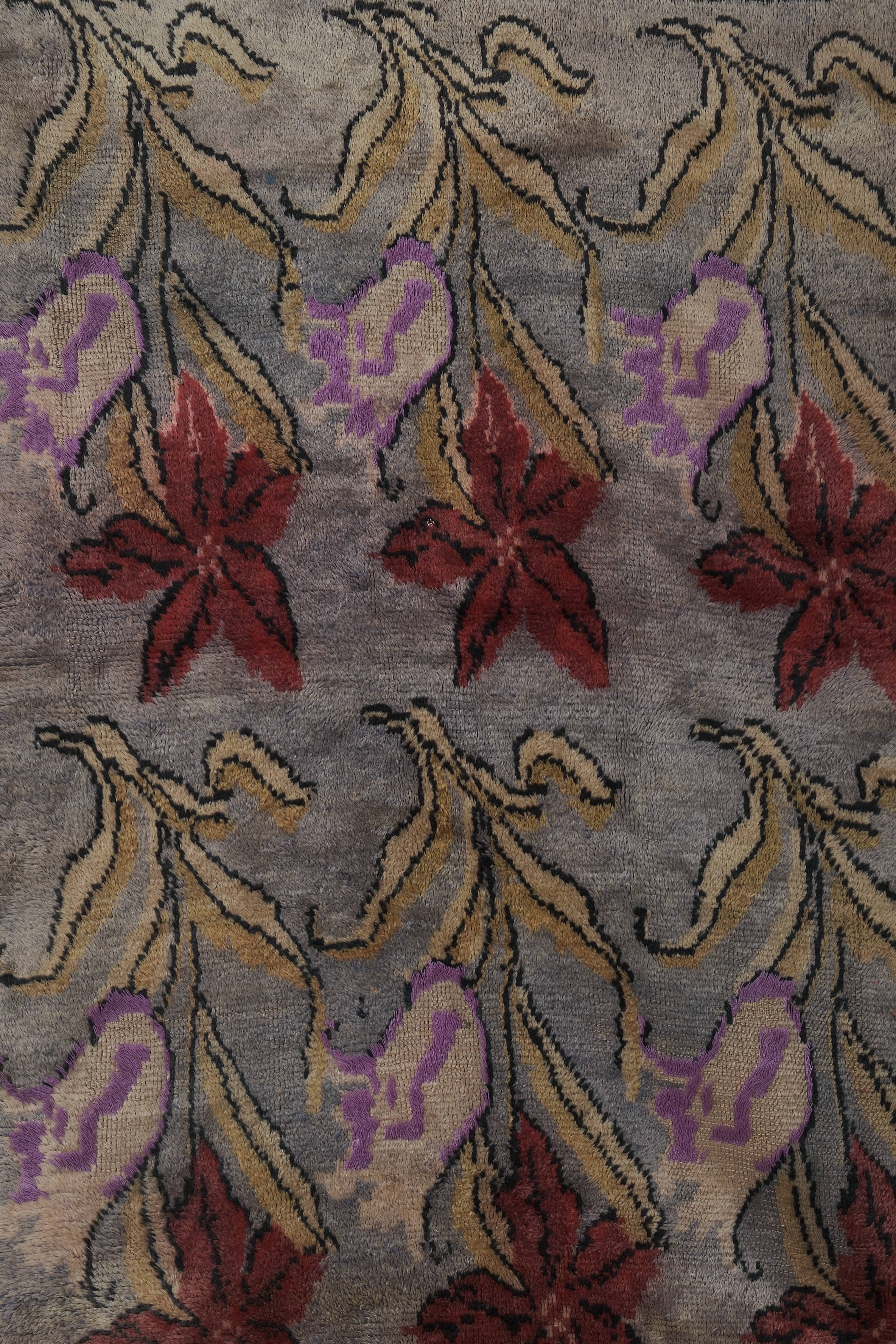 Vintage Turkish Tulu Rug 3'8'' x 5'7''