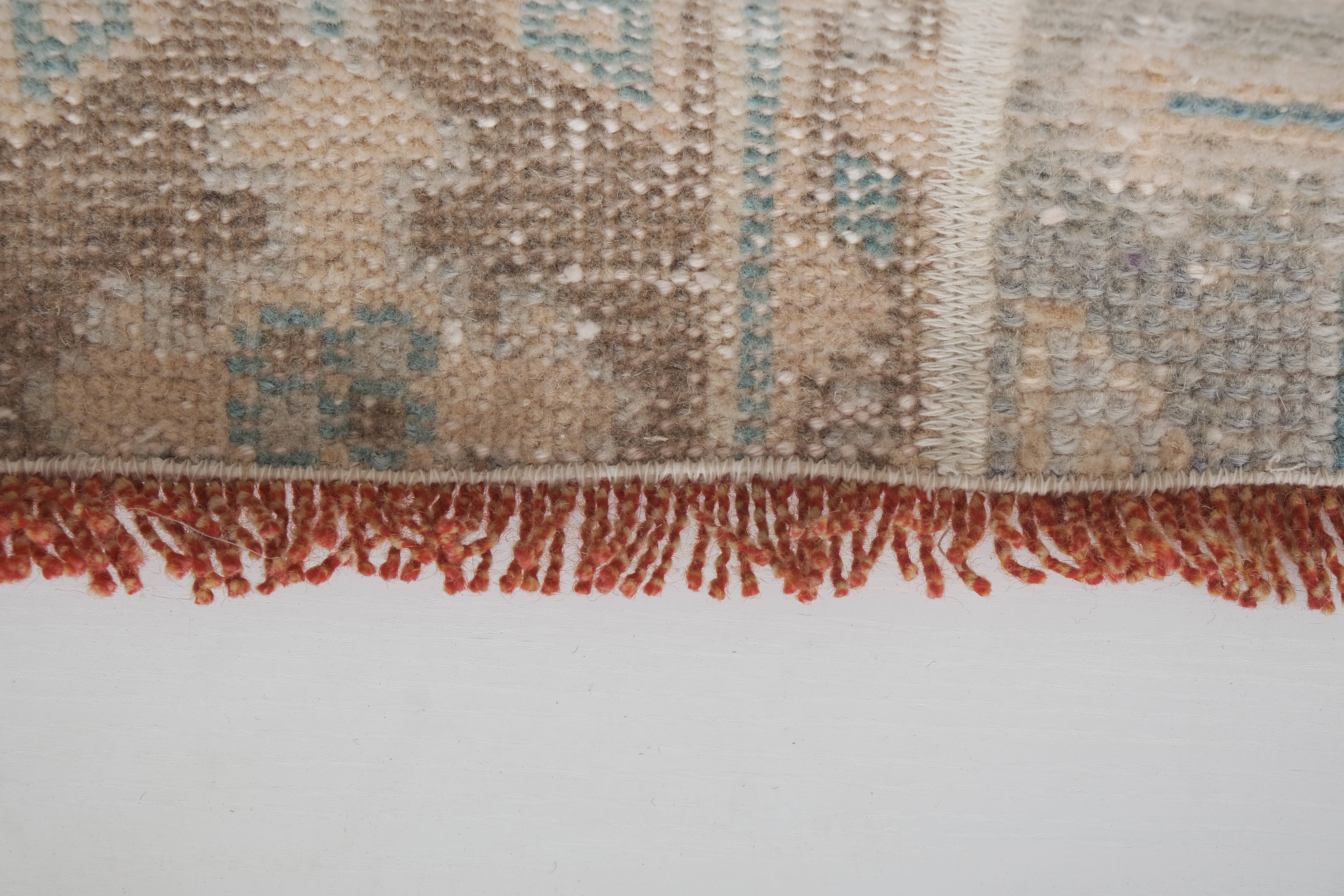Vintage Turkish Anatolian Oushak Runner 2'6'' x 9'9''