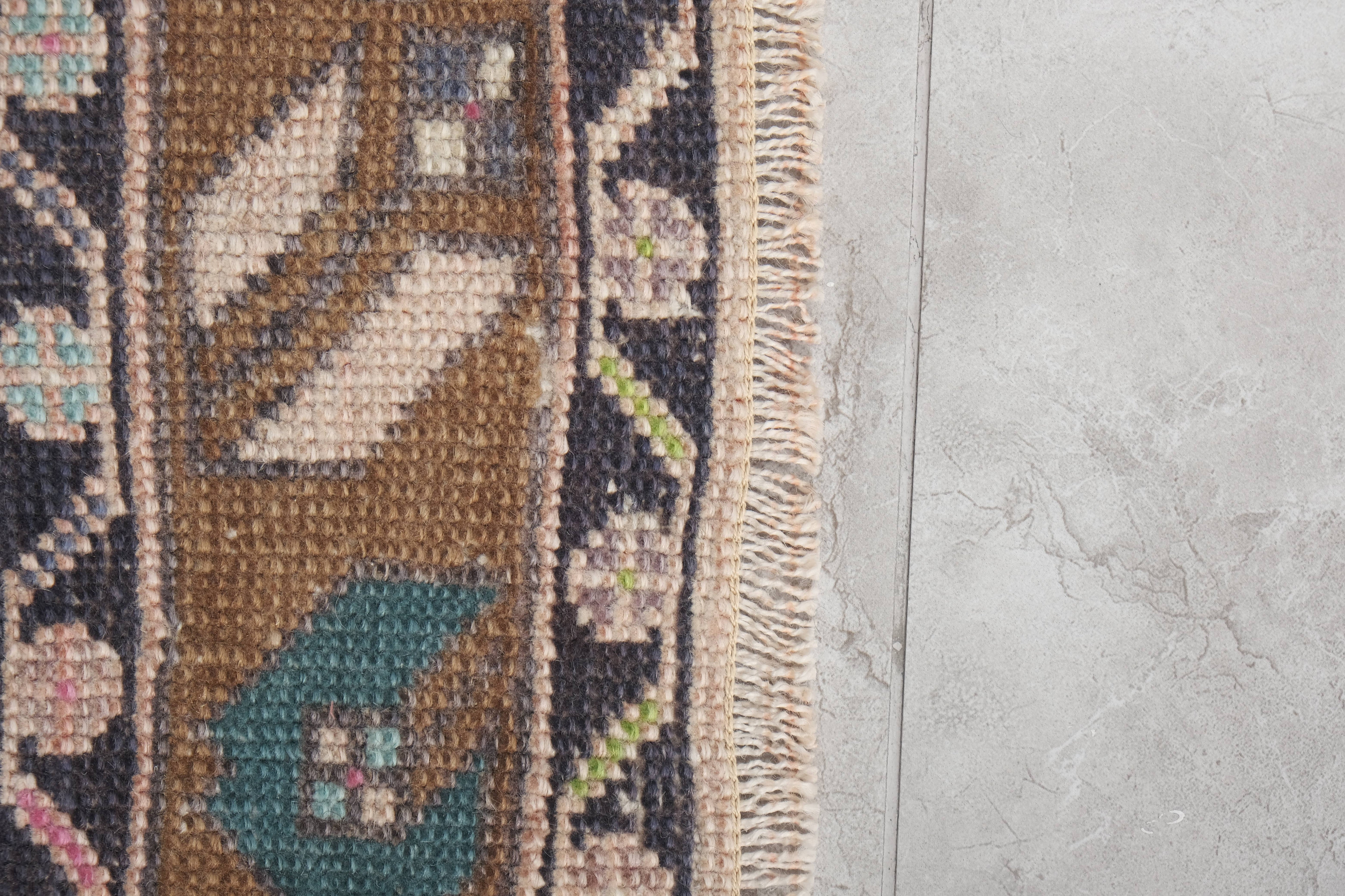 Vintage Turkish Anatolian Runner Rug 2'11'' x 16'2''