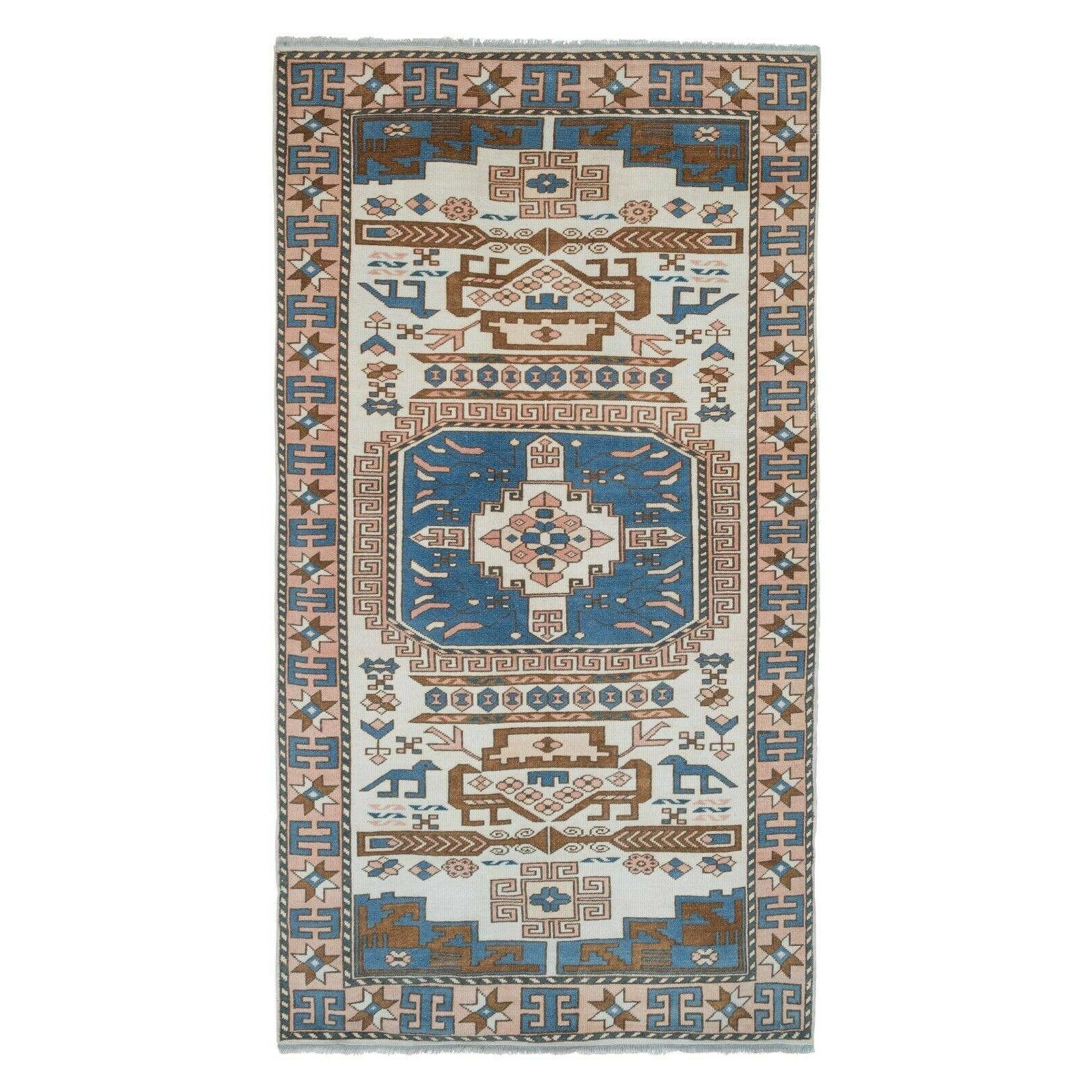 Vintage Turkish Rug 3'5'' x 6'