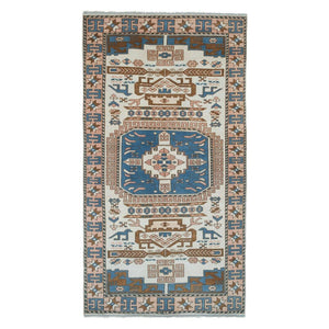 Vintage Turkish Rug 3'5'' x 6'