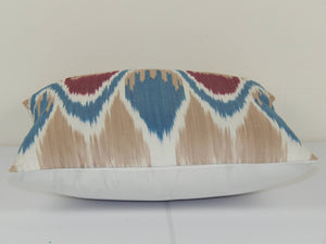 Silk Ikat Velvet Pillow Cover | 13'' x 13''