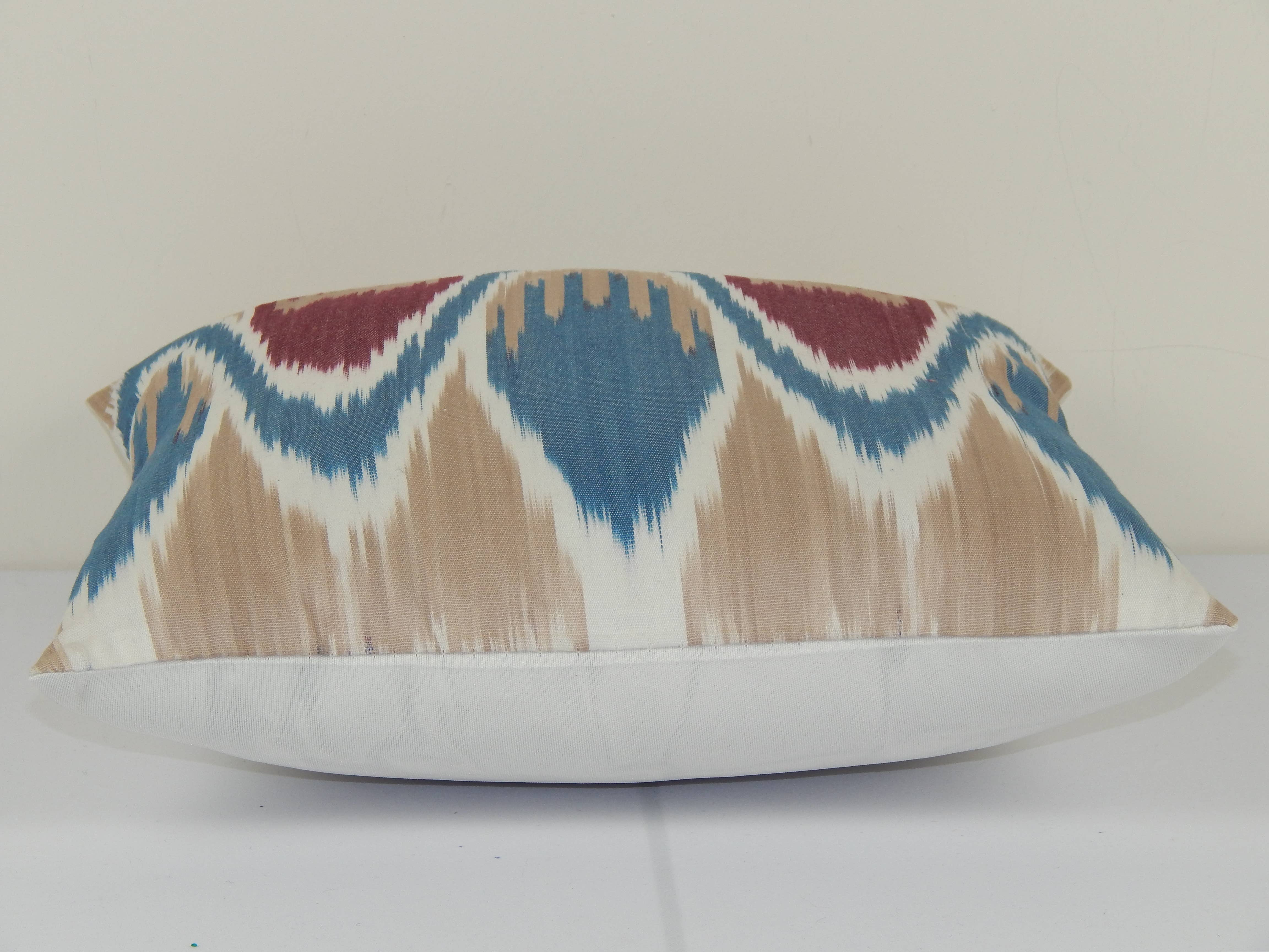 Silk Ikat Velvet Pillow Cover | 13'' x 13''