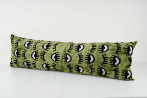 Silk Ikat Velvet Pillow Cover | 16'' x 51''