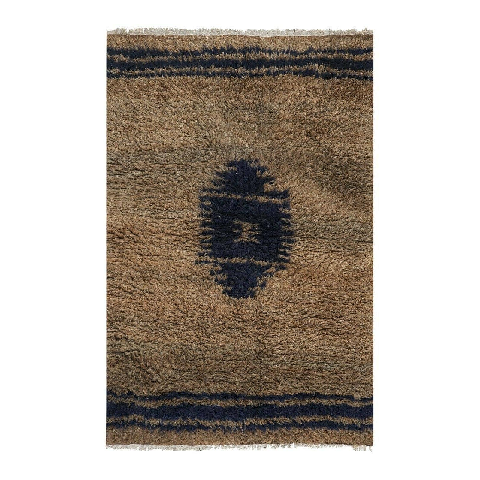 Vintage Turkish Tulu Rug 3'8'' x 5'6''