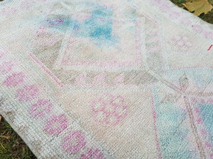 Vintage Herki Runner Rug 2'7'' x 13'1''