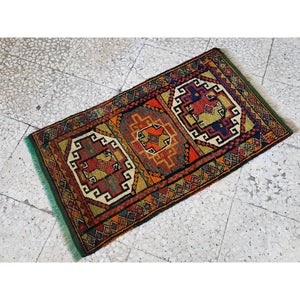 Vintage Yastik Rug 22'' x 39''