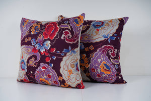 Uzbek Roller Printed Pillow Cover Set of 2 | 19'' x 19''