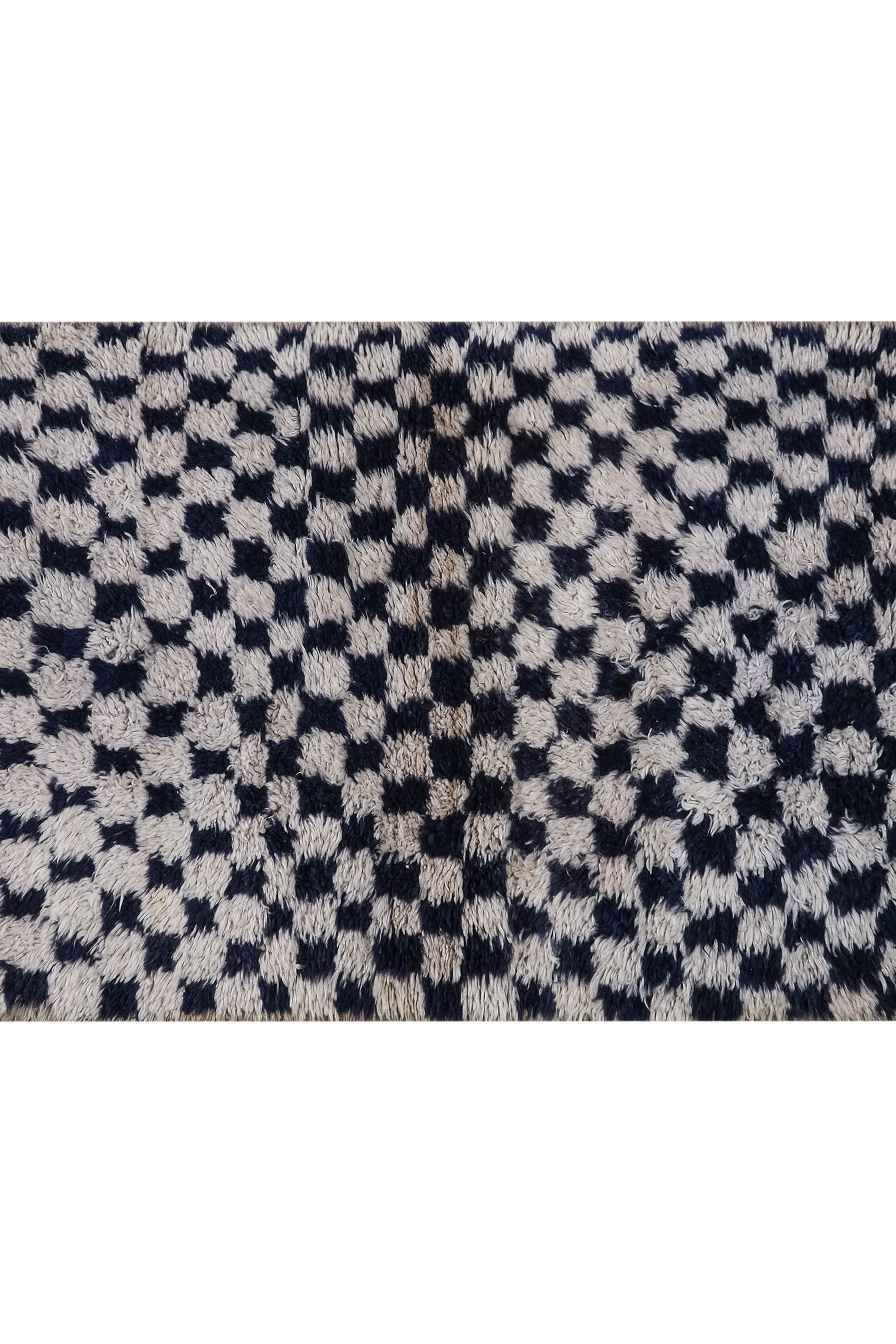 Vintage Turkish Shaggy Tulu Rug 29'' x 54''