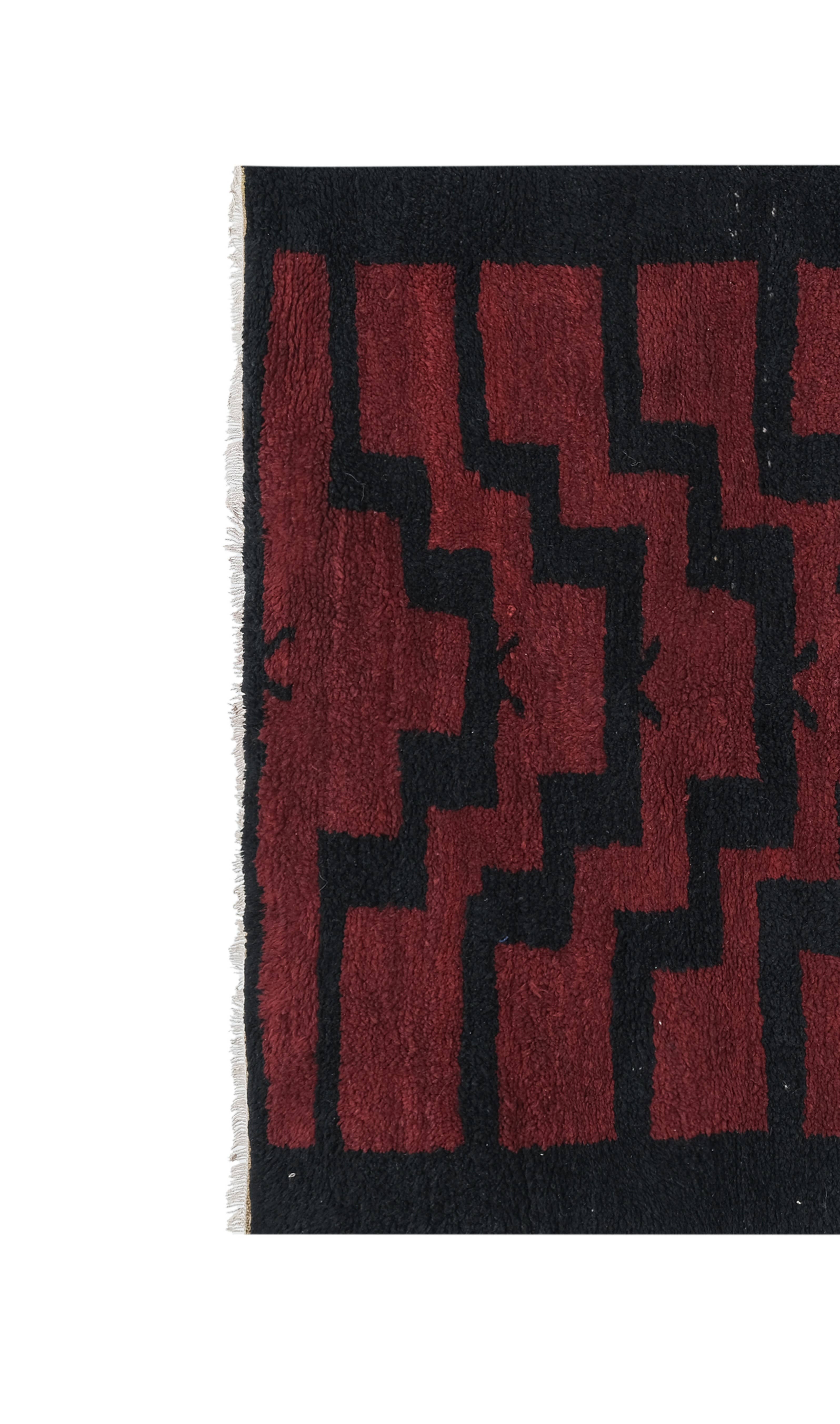 Vintage Turkish Tulu Rug 3'9'' x 6'2''