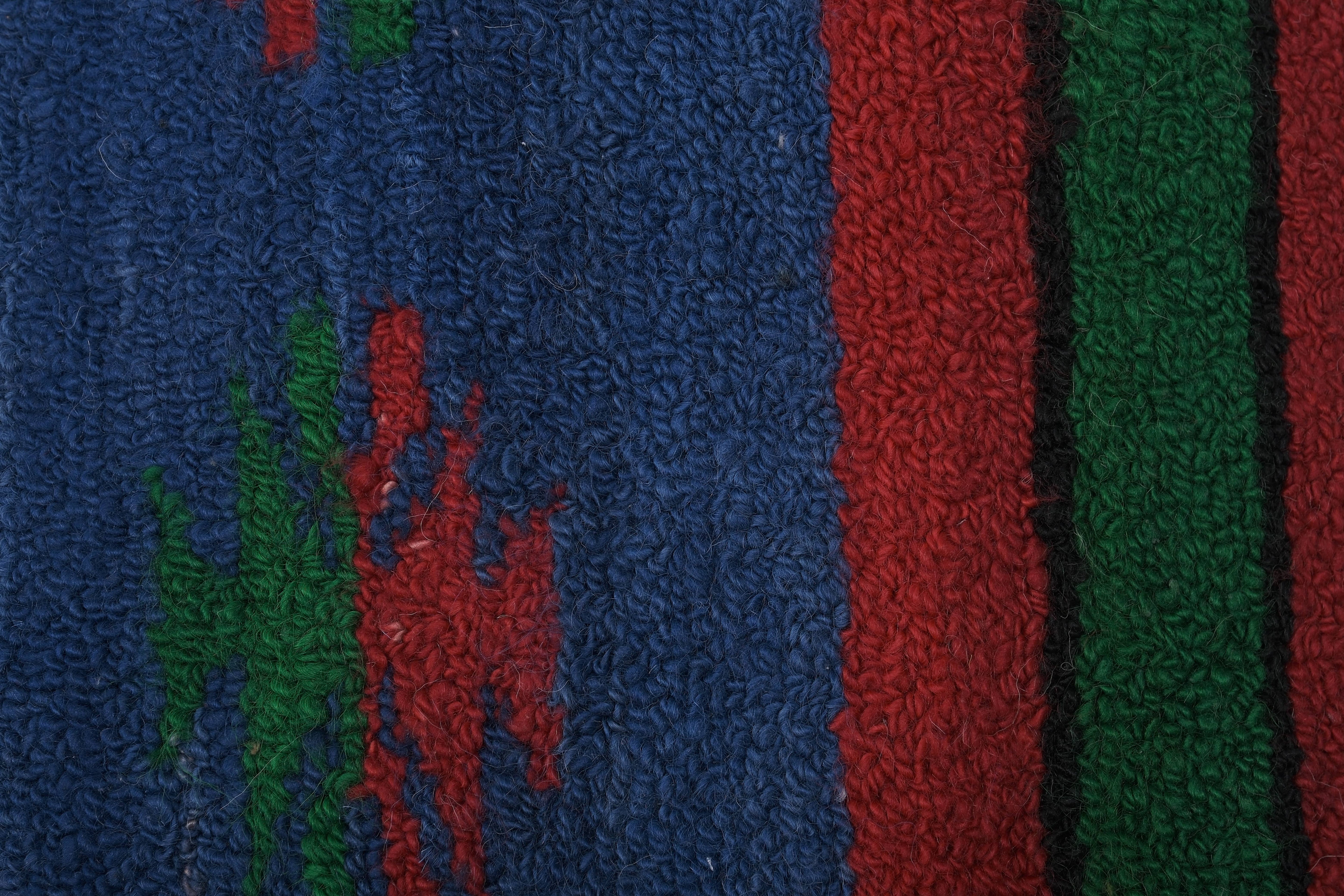 Vintage Turkish Tulu Rug 3'7'' x 5'3''
