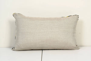 Silk Ikat Velvet Pillow Cover | 16'' x 24''