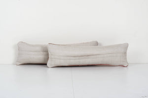 Rug Pillow Cover Set of 2 | 8'' x 22''