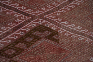 Vintage Turkish Kilim Rug 5'7'' x 7'5''